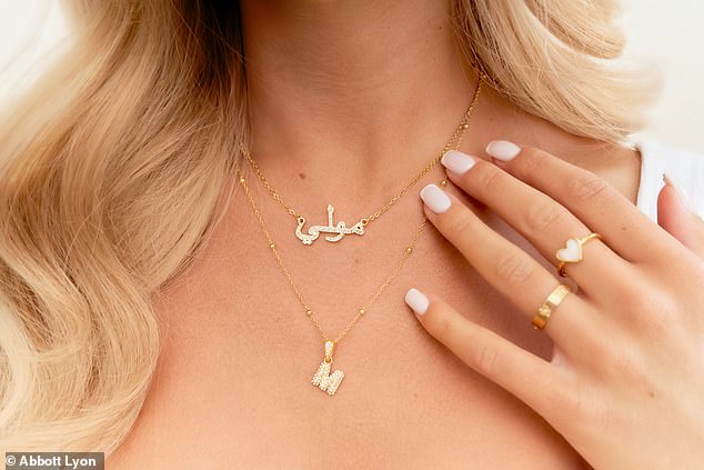 In tribute to her dog, Molly wore a necklace that spelled 'Nelly' in Arabic, which she refused to take off while starring on the show, and now fans of the sentimental chain can have their own.