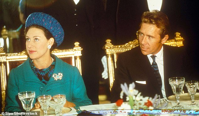 Princess Margaret and Lord Snowdon appear to be rowing - another scene from 1976