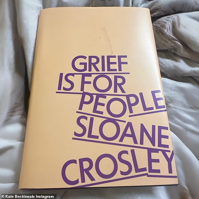 She also revealed that she is currently reading the book Grief Is For People by Sloane Crosley as she continues to mourn the recent loss of her stepfather Roy Battersby.