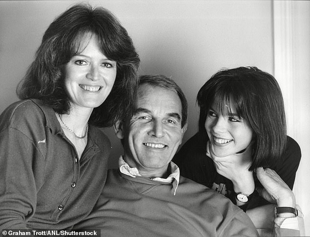 Kate's actress mother Judy married Roy in 1997, 18 years after Kate's father, Porridge star Richard Beckinsale (pictured in 1986), died.
