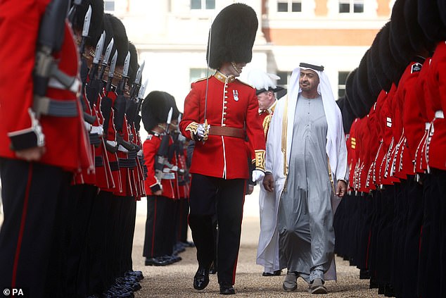MBZ, as he is often known, visited the UK in 2021, where he was photographed inspecting the Grenadier Guards.