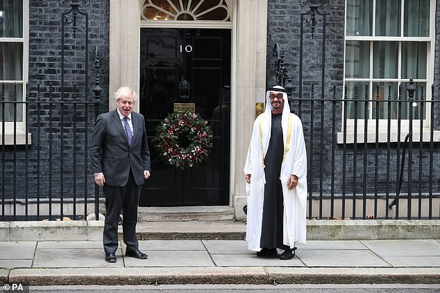 He also visited Downing Street in December 2020, with a socially distanced visit to see then-Prime Minister Boris Johnson.