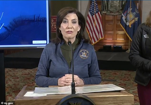 Governor Hochul gave an update shortly before noon saying her office is in contact with all relevant agencies to monitor any damage and concerns about structural integrity.