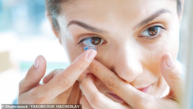 Dr. Yancey recommends avoiding sleeping with contact lenses in, as this can cut off oxygen to the cornea.