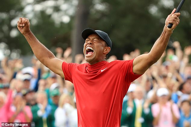 Woods won his 15th major title in 2019, triumphing at Augusta when he was 43 years old.