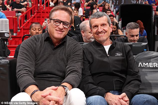 Garfinkel and Steiner were sitting courtside at the Heat game, watching Embiid and company win.