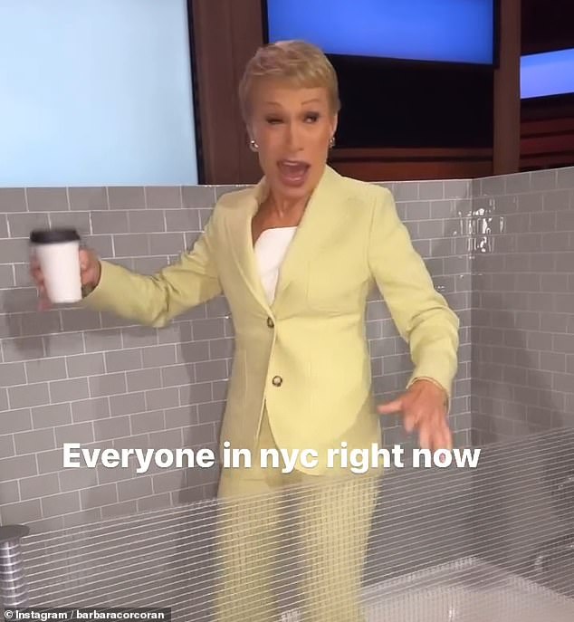 Real estate mogul Barbara Corcoran, 75, was one of the first to mock the situation on Instagram.