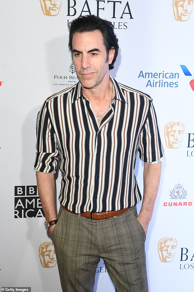 It emerged on Friday that Isla and Sacha Baron Cohen had split after 14 years of marriage and three children (Sacha pictured in 2020)