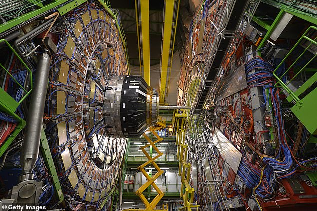 The LHC works by breaking protons apart and discovering the subatomic particles that exist within them and how they interact;  Scientists use protons because they are heavier particles.