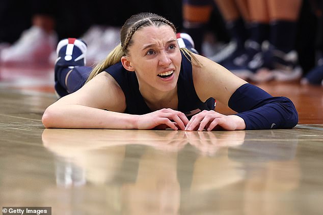 UConn's Paige Bueckers scored 17 points but it wasn't enough for the Huskies to win
