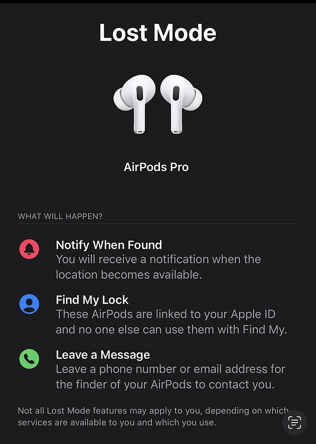 David put his Airpods on lost mode before a stranger finally found them and returned them without any intervention from Qantas.