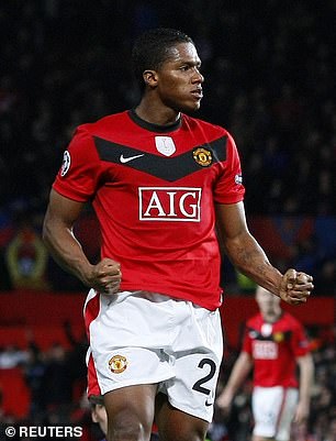 Antonio Valencia was a thin winger in his early days at Manchester United