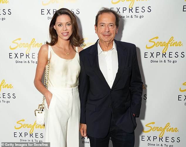 Billionaire John Paulson and Alina de Almedia will host the 'Inaugural Leadership Dinner' at Mar-a-Lago on Saturday.  The event is expected to raise $43 million for Trump's re-election.
