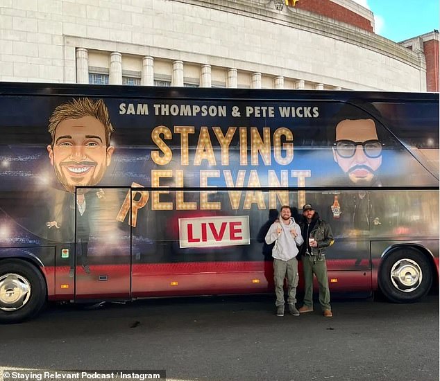Sam and Pete are currently on the road to bring their podcast, Staying Relevant, to life, and the pair will be traveling in style as they spend £20,000 on a tour bus.