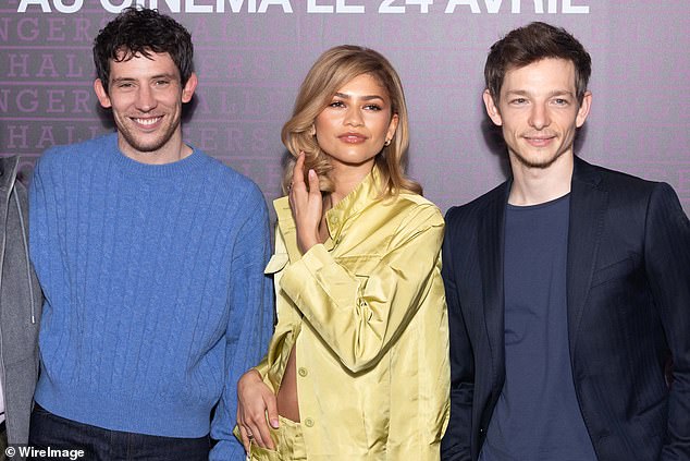 Zendaya and her co-stars Josh O'Connor and Mike Faist have begun promoting their film ahead of the UK premiere on Wednesday night.
