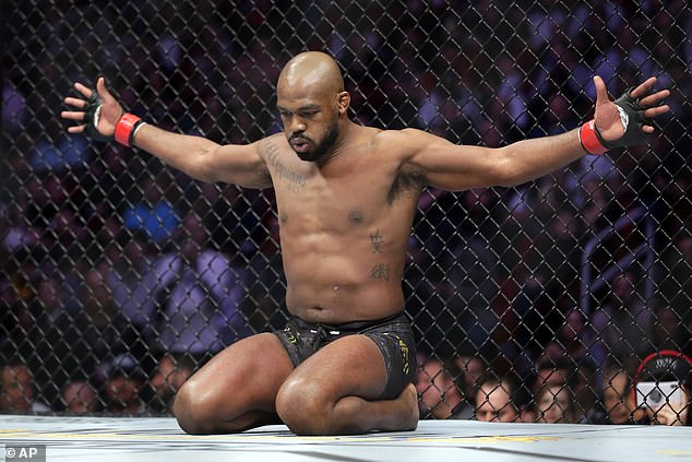 Jones was scheduled to fight Stipe Miocic in November before suffering a pectoral injury.
