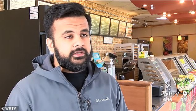 Aarij Kham, Subway district manager in Indianapolis, thanked Pitzulo for his brave actions and recounted what happened in a statement.