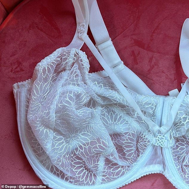 As the lingerie remained unsold, Gemma, known as The GC, was forced to reduce the price to just £20 three weeks ago when she finally got hold of it.