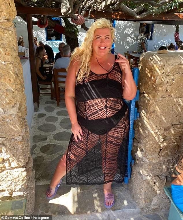 The former TOWIE star admitted that even though the Greek island is 'pure magic', you need 'deep pockets' to be able to stay there