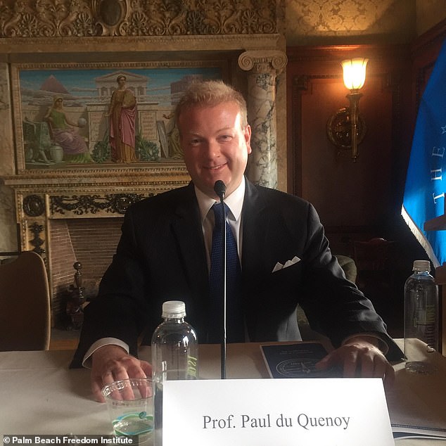 Paul du Quenoy (pictured), president of the Florida think tank Palm Beach Freedom Institute, responded to critics who claimed Americans are leaving Florida.