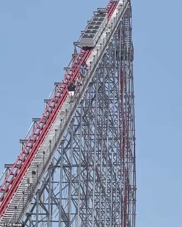 The first roller coaster in history to reach 200 feet in height had a mechanical problem last year that caused it to come to a complete stop and forced guests to take a terrifying descent.