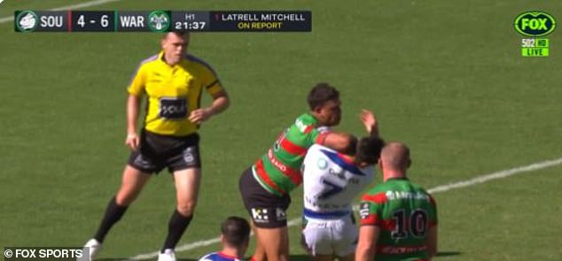 The fullback was reported twice in the Rabbitohs' loss against the Warriors.