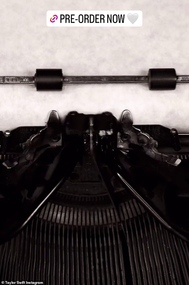 The video begins with a simple shot of an old-school typewriter.