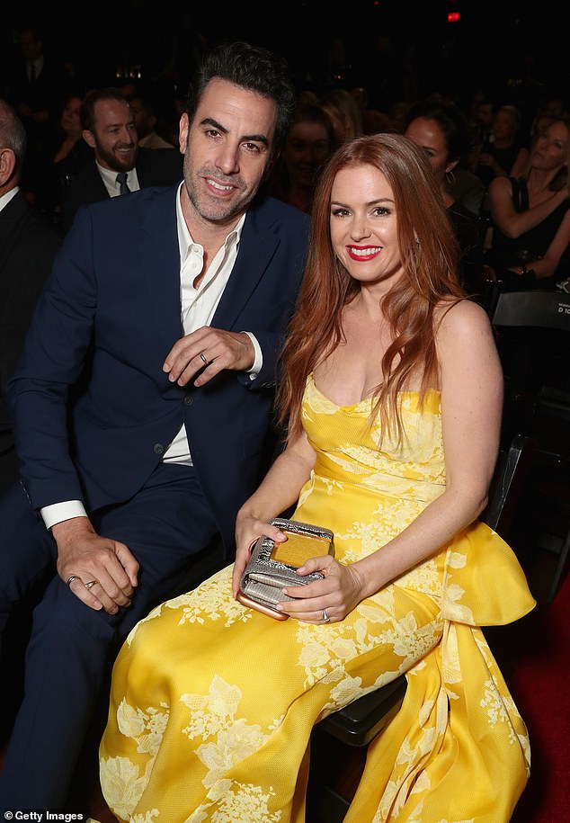 Borat actor Sacha Baron Cohen and his wife, actress Isla Fisher (pictured), announced their separation this week, although the split is said to have occurred last year.
