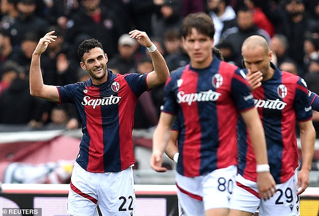 Motta's Bologna are surprisingly on course to qualify for the Champions League in Italy