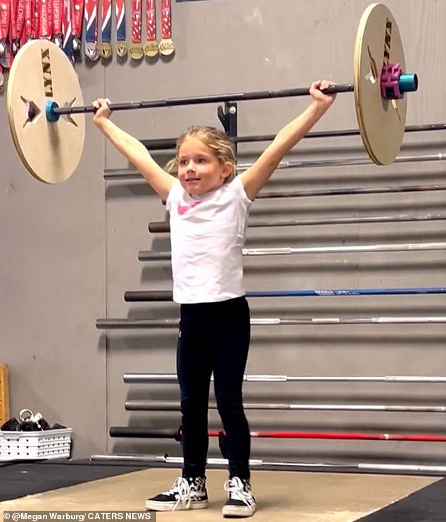 1712476663 15 Meet 6 year old Jayde the mini weightlifter with an unusual hobby
