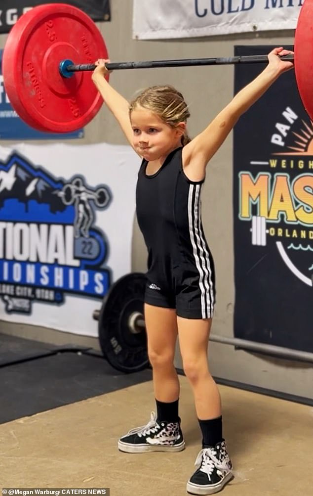 Despite what many people may think, Megan says that weight lifting is perfectly safe for young children, as long as proper technique and supervision is used.