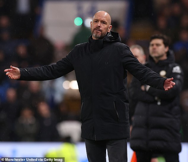 Erik ten Hag's position looks threatened with United on the verge of missing out on the Champions League