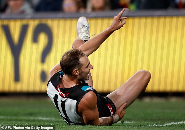 Finlayson made the comment during Port Adelaide's win over Essendon