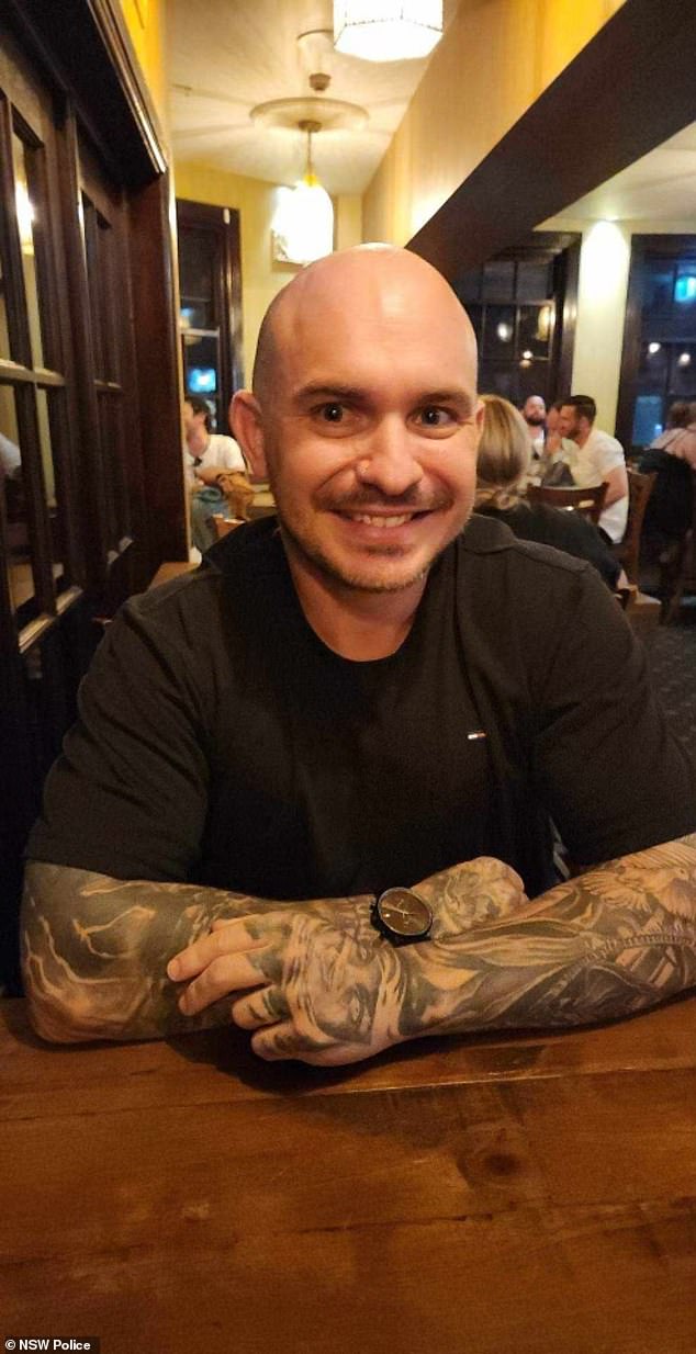 Gaddie, 35 (pictured), was found unconscious in his cell by prison officers at Clarence Correctional Center on the New South Wales north coast on Saturday afternoon.