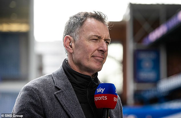 Chris Sutton did not agree with the penalty being awarded against his former team at Ibrox