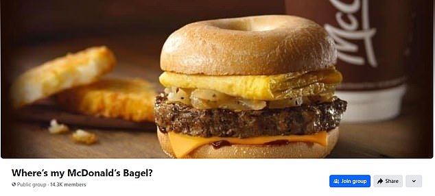 Facebook groups have emerged calling for the return of bagels at McDonald's
