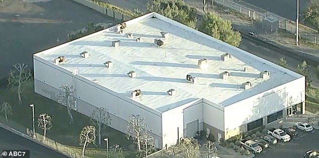 Local media reported that thieves targeted the GardaWorld facility in Sylmar (pictured).