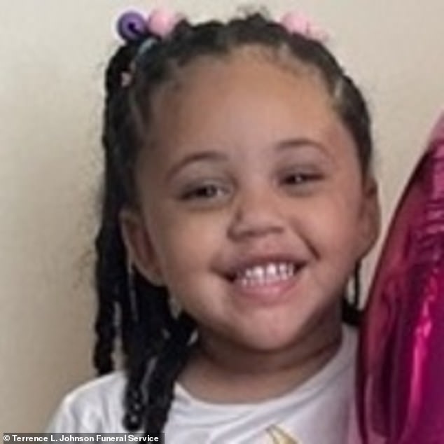 Dreamie Dior Jackson, 3, died in the crash because she was not properly secured in a backless booster seat.