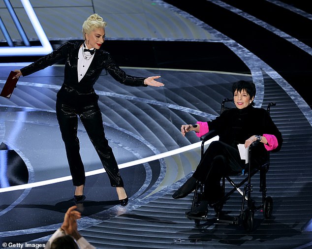 She is often seen in public in a wheelchair and even appeared sitting in one on the 2022 Oscars stage alongside Lady Gaga.