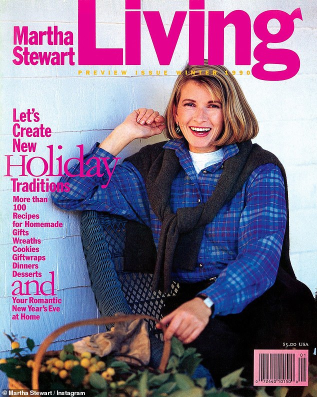 The television personality appears on the cover of her eponymous magazine in 1990.