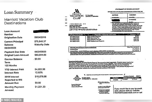 Jamey and Misty allegedly charged nearly $200,000 in tuition and college expenses for two of their daughters to credit cards taken out in the name of the fire agency; Here is a document detailing vacation expenses.