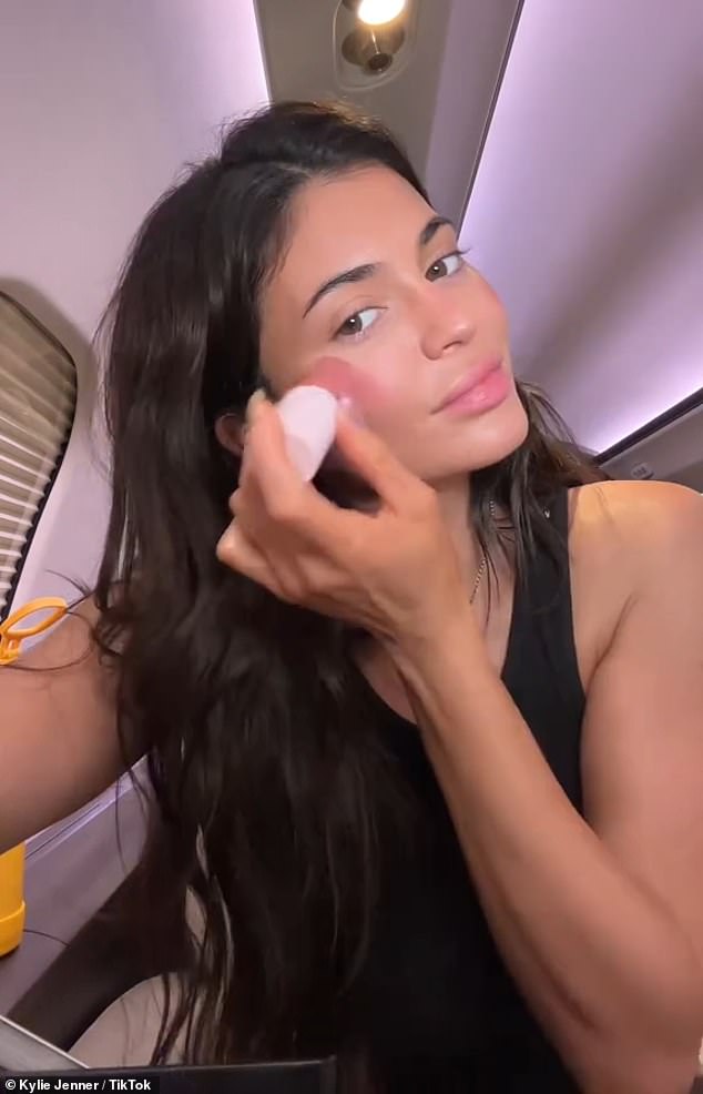 The Kylie Cosmetics mogul, 26, also shared a get ready with me video from the cockpit of her private jet.