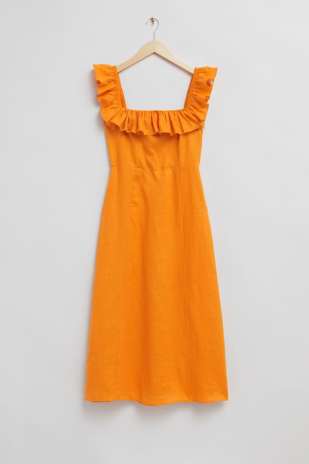 Be very careful with laundry. A long car ride could wrinkle the fabric and make you look like you just got out of bed. Dress: £95, stories.com