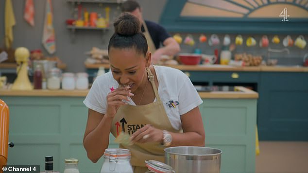 Mel B made some Caribbean spiced ice cream rolls in honor of her late father, who was from the island of Nevis.