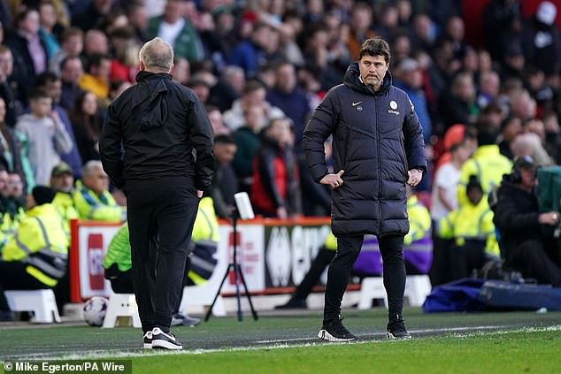 Chelsea manager Mauricio Pochettino saw his team lose the lead twice against Sheffield United on Sunday.