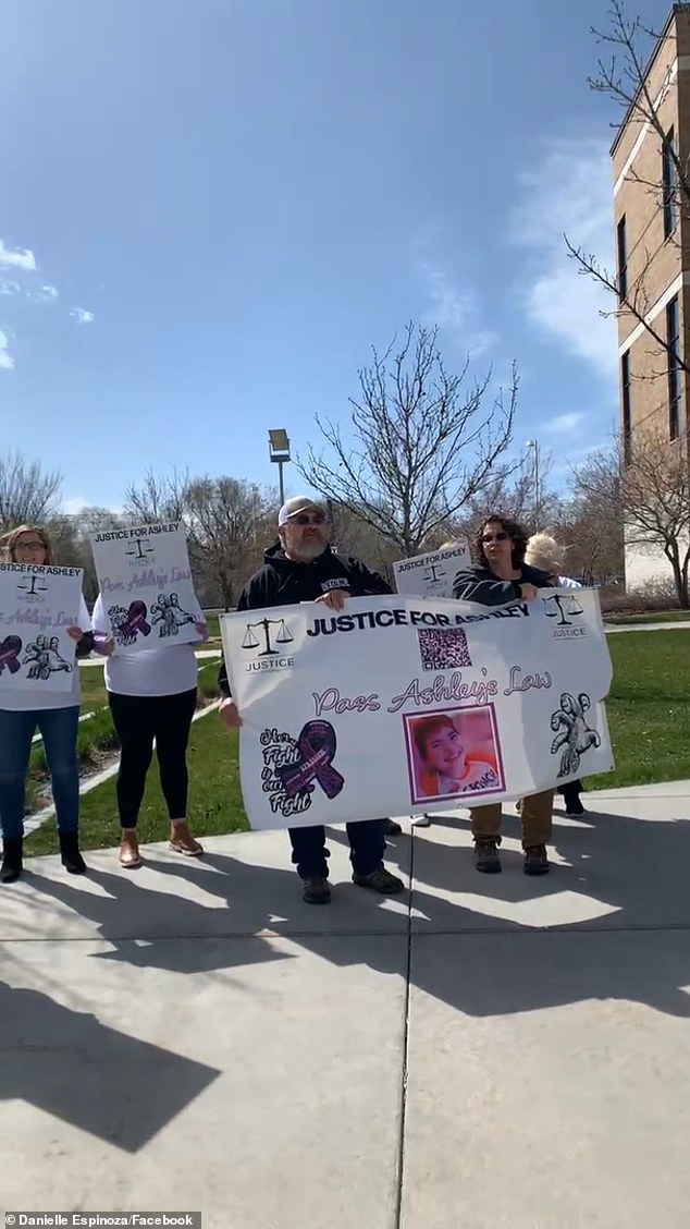 A demonstration seen outside the courthouse on Friday showed how his continued devotion to this and how he has garnered support over the past year and a half.