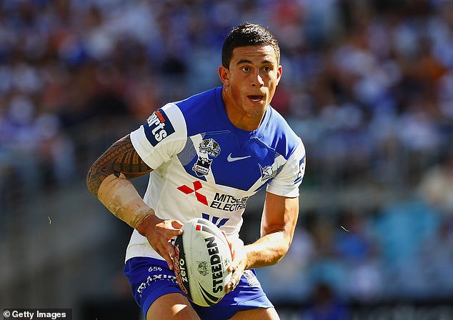 The shocking incident, in which Warner was photographed in a compromising position with Sonny Bill Williams (pictured) in a pub toilet, caused a huge media storm.