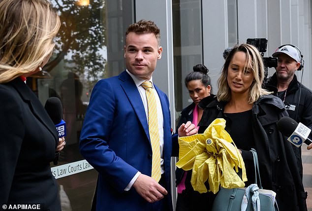 Over the Easter weekend, former Spotlight producer Taylor Auerbach (pictured) signed a 2,300-page affidavit alleging that Channel Seven had covered the cost of lavish dinners, cocaine and Thai prostitutes for Bruce Lehrmann in exchange for interviews exclusive.