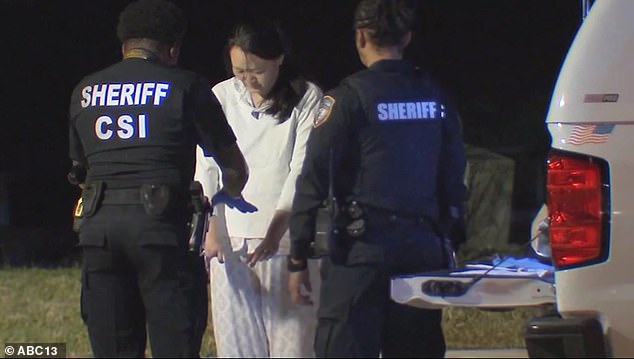 Mei was arrested at the $500,000 home on the Ticino River Loop in Katy, Texas, that night.