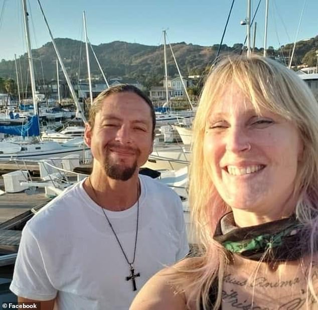 Wycliffe and his fiancée (pictured) agreed to give up their houseboat under a program launched in 2021, which provides housing vouchers to those anchored.
